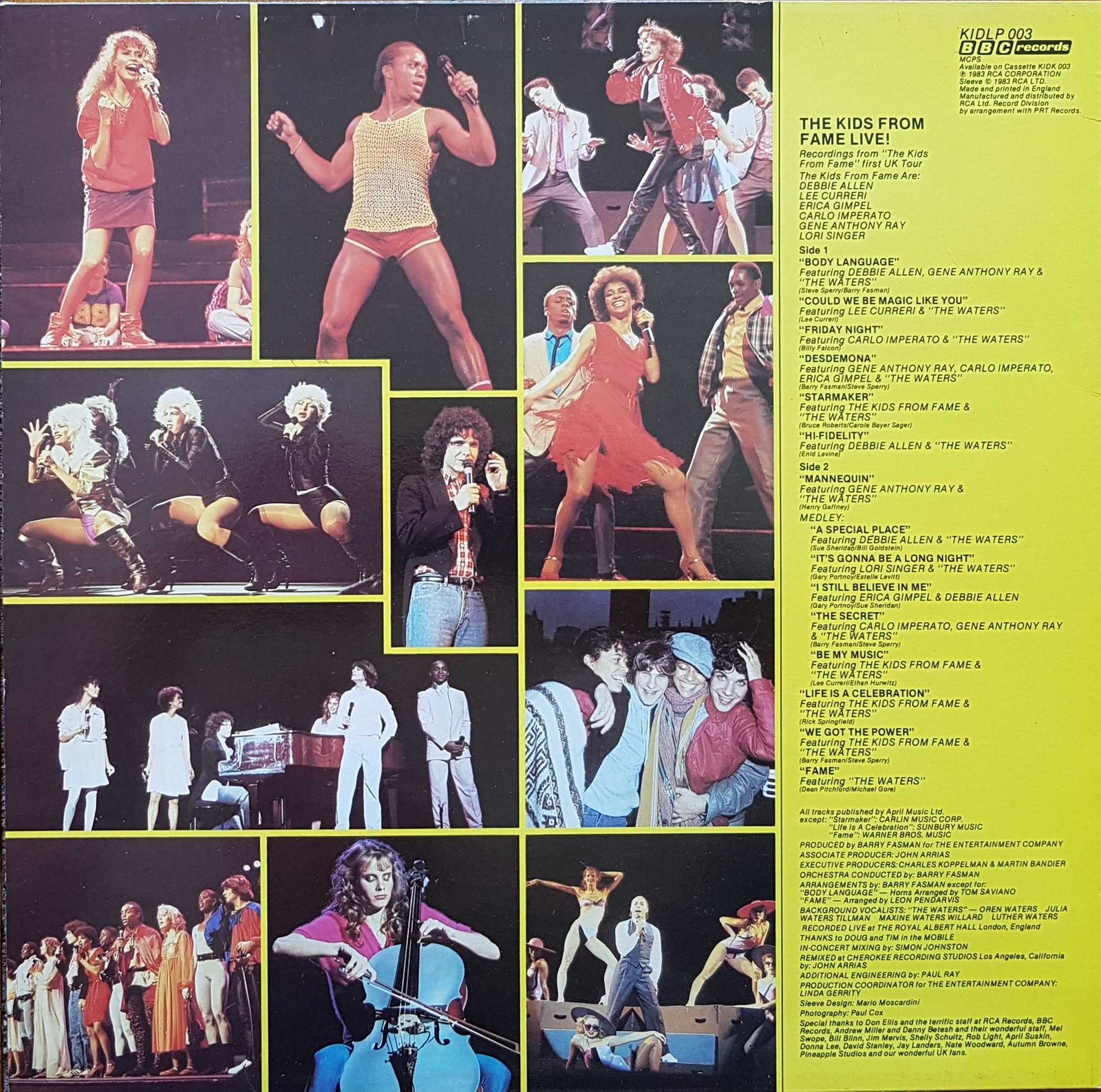 Back cover of KIDLP 003